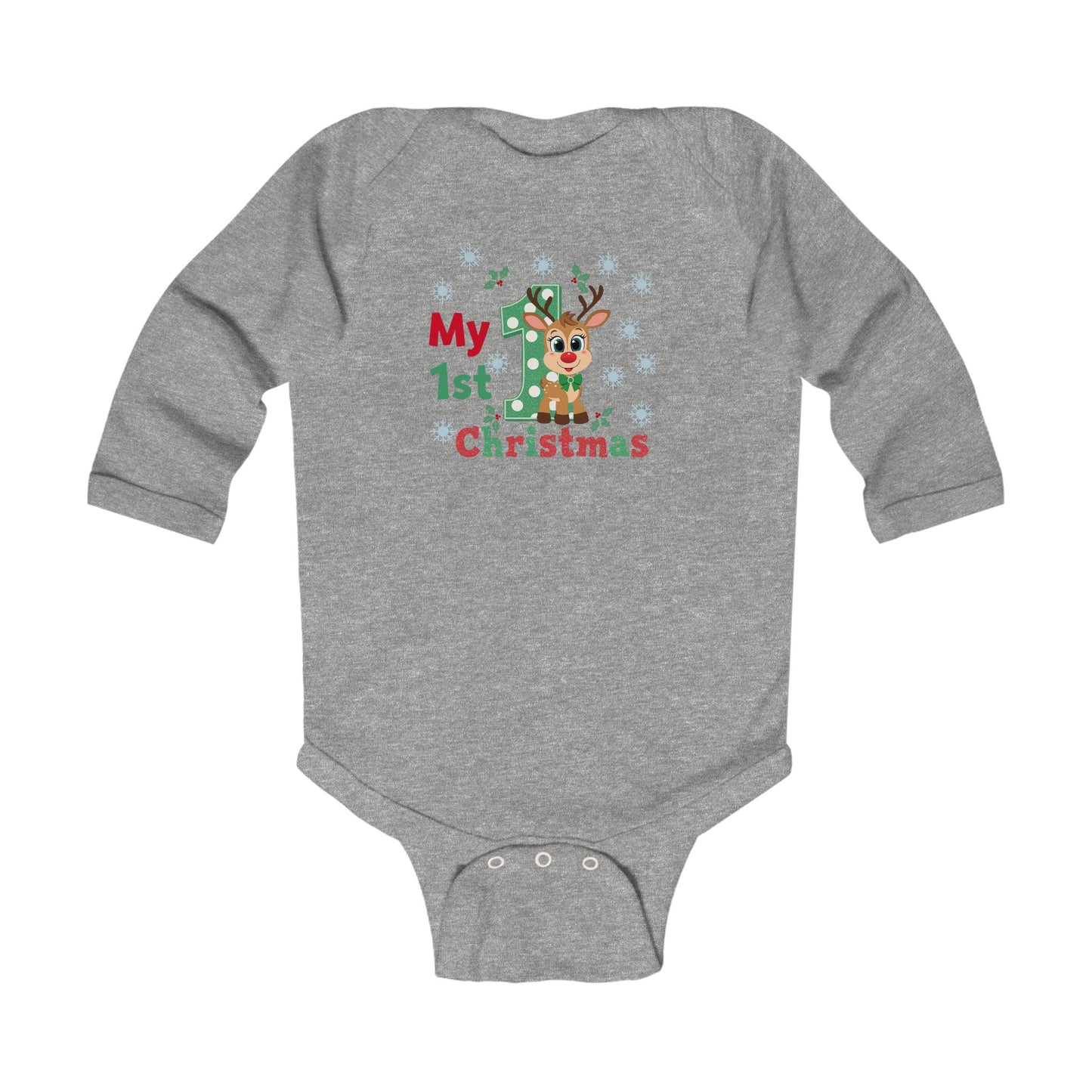 Pandarino Mein 1. Weihnachts-Baby-Body – Süßes Weihnachtsoutfit für Kleinkinder, Weihnachtsgeschenk für Neugeborene